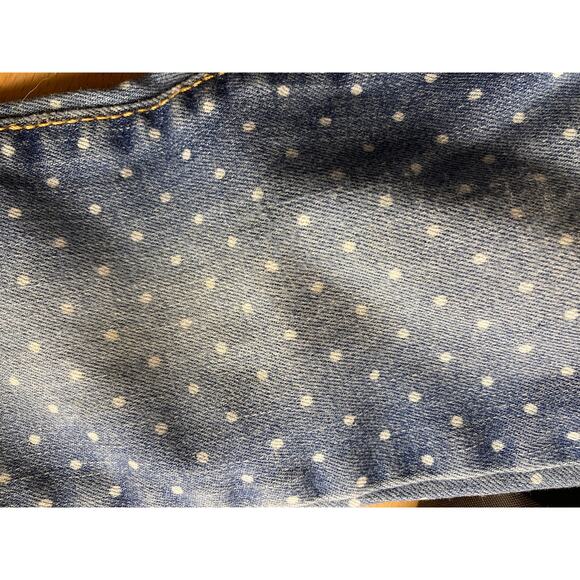 Gap Denim Jean Leggings Dot Print Super Cute Excellent Condition ~ Sz 3T Toddler - Picture 4 of 6